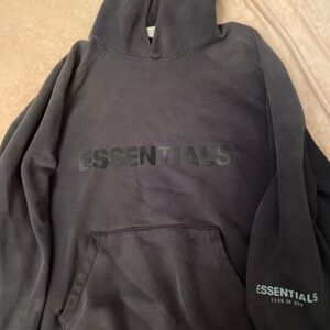 Essentials Fear of God Hoodie in Black